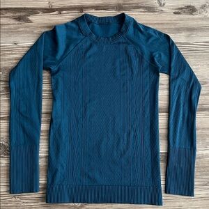 Lululemon Rest Less Pullover Carbon Blue / Carbon Blue Size 6